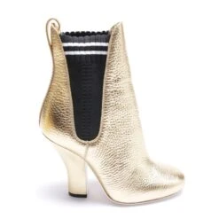 FENDI Chelsea Boots EUR 37 Gold