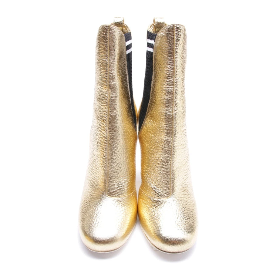 FENDI Chelsea Boots EUR 37 Gold 4 FENDI Chelsea Boots EUR 37 Gold – Bild 2