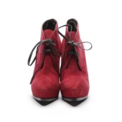 Lanvin Ankle Boots EUR 39 Dark Red -Boots Style Shop 1338614 61 image 2 6380f5ff8fc11