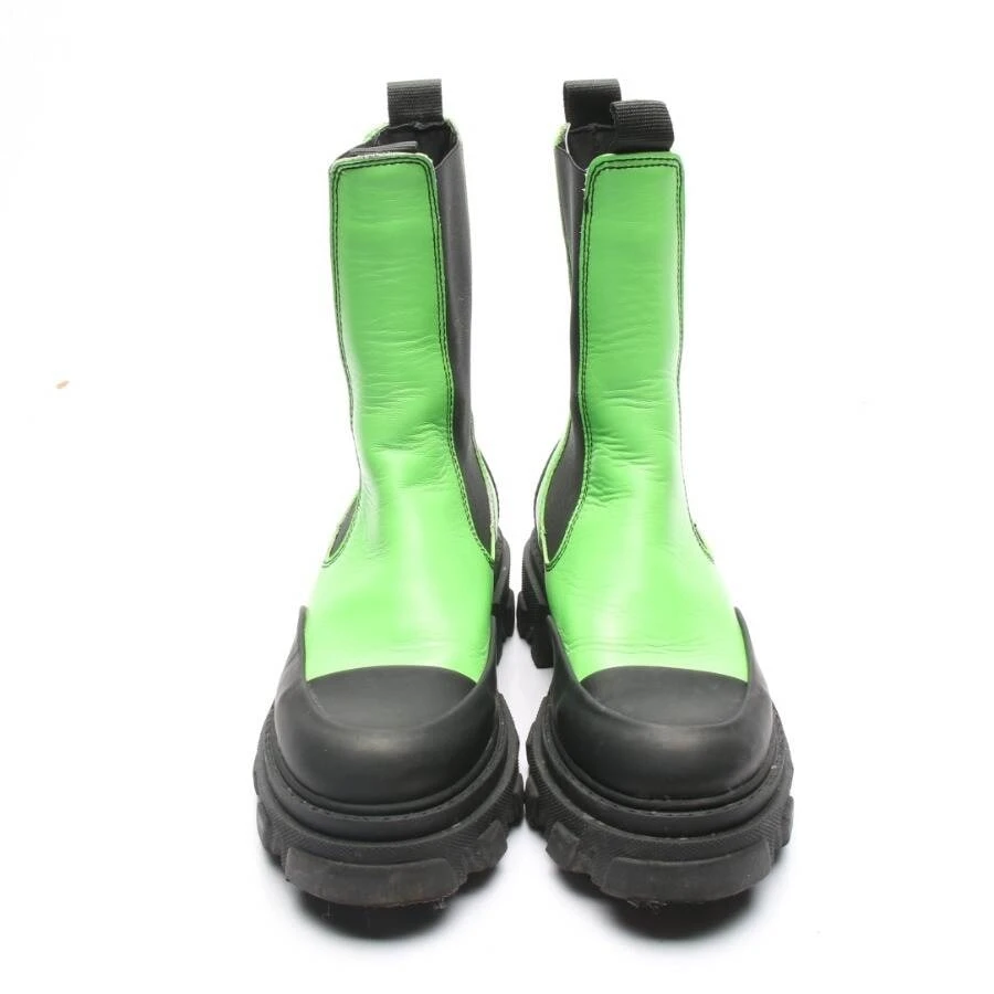 Ganni Chelsea Boots EUR38 Green 4 Ganni Chelsea Boots EUR38 Green – Bild 2