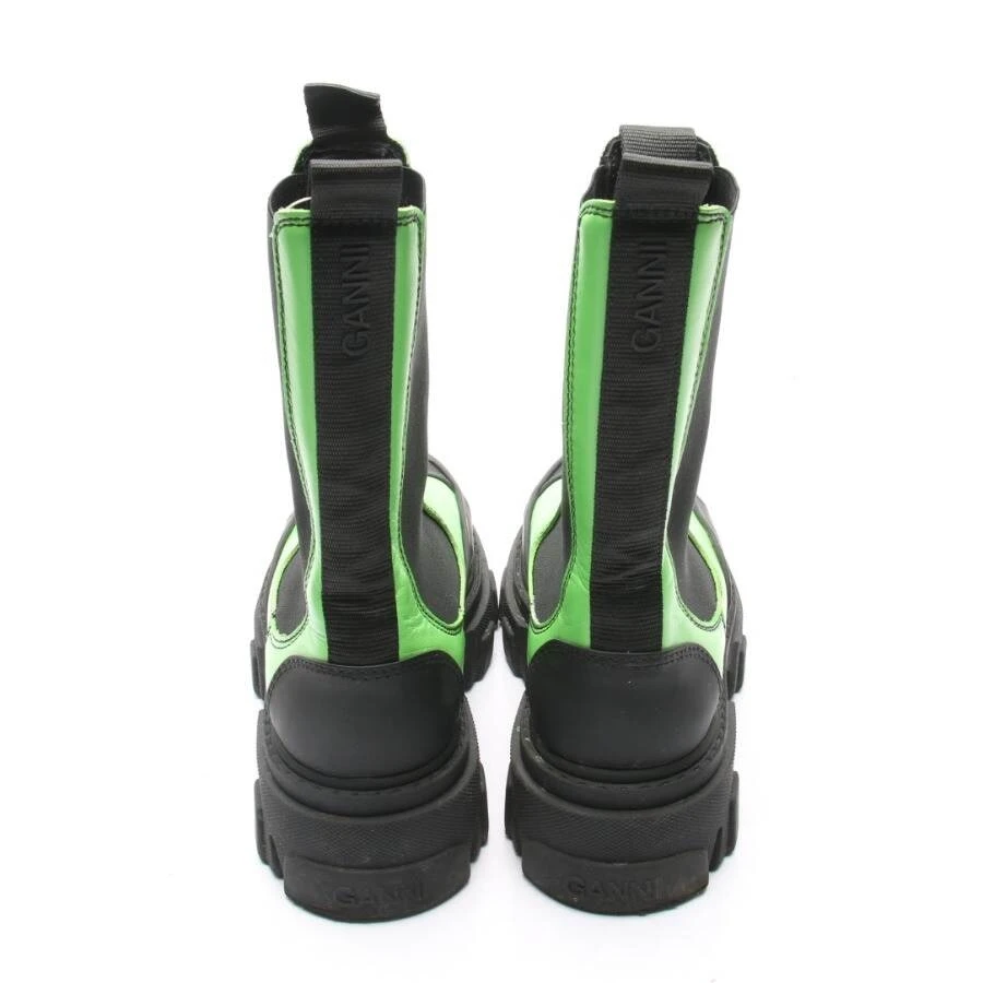 Ganni Chelsea Boots EUR38 Green 5 Ganni Chelsea Boots EUR38 Green – Bild 3