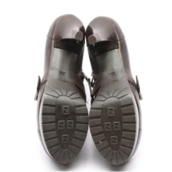 FENDI Ankle Boots EUR 38.5 Dark Brown -Boots Style Shop 1913893 37 image 4 658d594842f3b