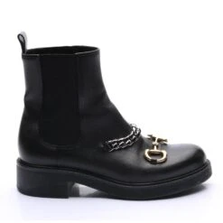 Gucci Horsebit Ankle Boots EUR 41 Black