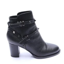 Valentino Rockstud Biker Boots EUR 36 Black