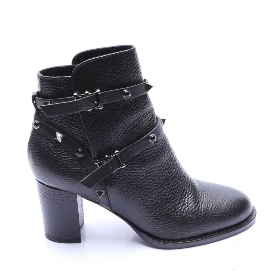 Valentino Rockstud Biker Boots EUR 36 Black 3 Valentino Rockstud Biker Boots EUR 36 Black