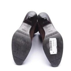 Prada Ankle Boots EUR 36.5 Dark Brown -Boots Style Shop 1937213 37 image 4 65c38328c4cad