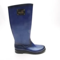 LOVE MOSCHINO Rain Boots EUR38 Blue