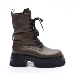 Versace Boots EUR 39 Olive Green