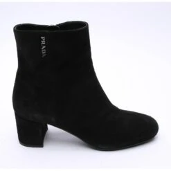 Prada Monolith Combat Ankle Boots EUR 36.5 Black