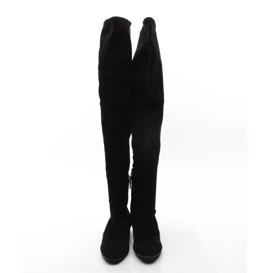 Prada Overknee Boots EUR 37 Black 4 Prada Overknee Boots EUR 37 Black – Bild 2