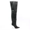 Amina Muaddi Overknee Boots EUR 40 Black