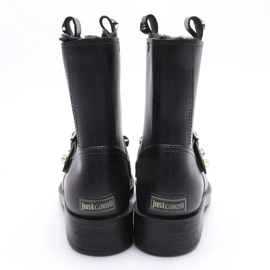 JUST CAVALLI Rain Boots EUR38 Black 5 JUST CAVALLI Rain Boots EUR38 Black – Bild 3