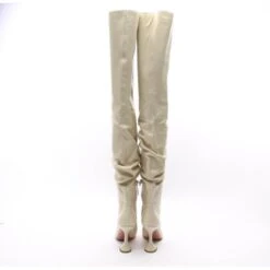 Amina Muaddi Overknee Boots EUR 37 Beige -Boots Style Shop 1980376 34 image 3 662c6e1623917