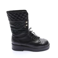 Chanel Biker Boots EUR 41 Black