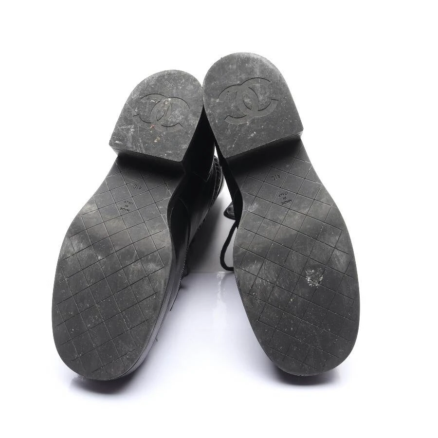 Chanel Biker Boots EUR 41 Black 6 Chanel Biker Boots EUR 41 Black – Bild 4