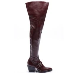 Overknee Boots EUR 37 Dark Red